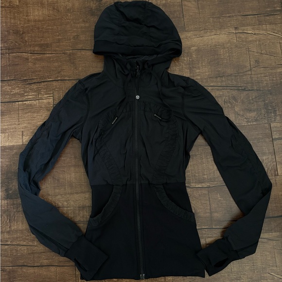 Lululemon Black Ski Snow Jacket with Hood double vision - Picture 1 of 6
